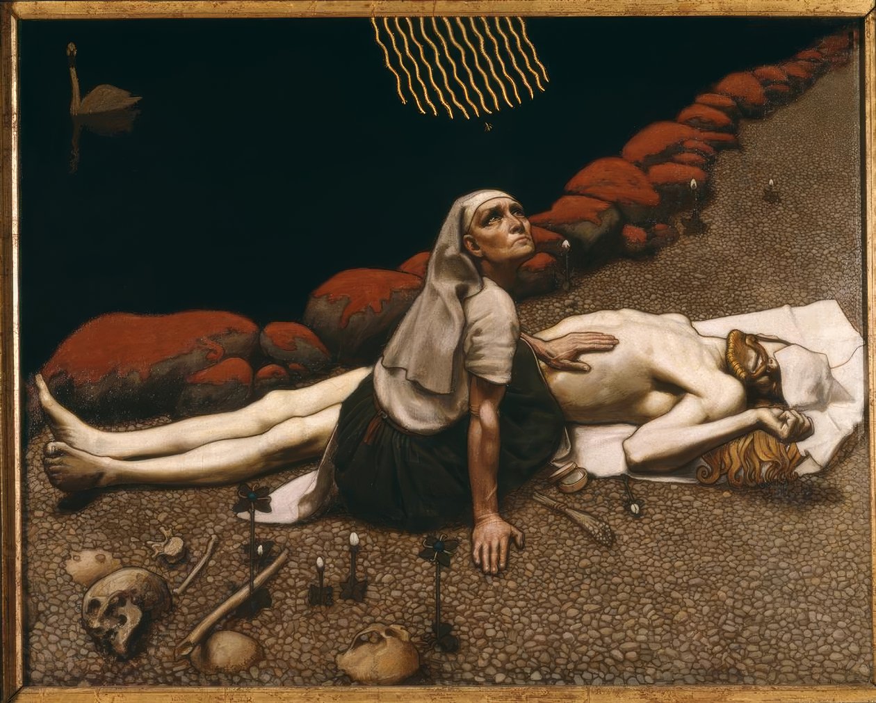 A. Gallen-Kallela, Mother of Lemminkäinen by Akseli Gallen Kallela