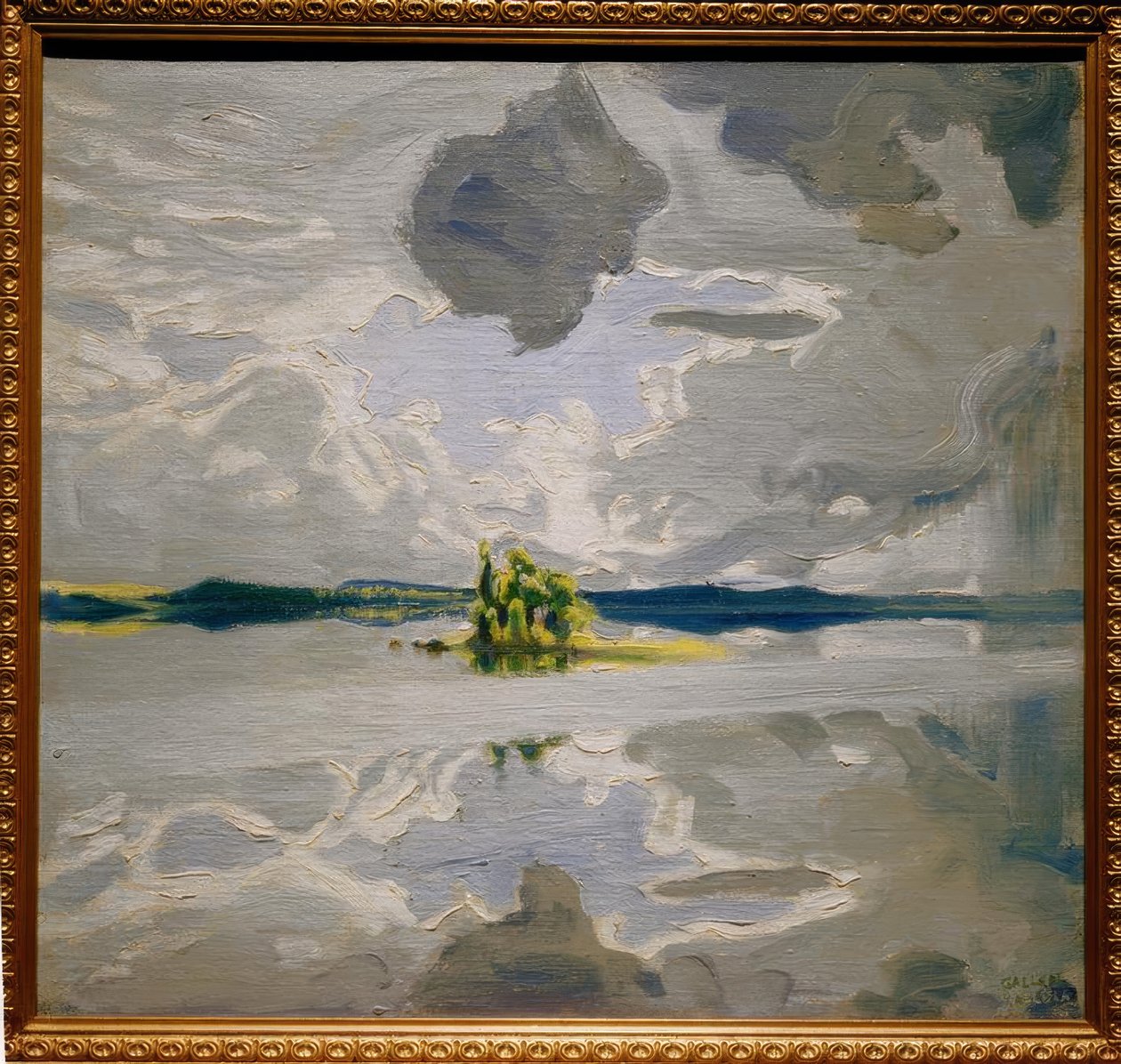 Clouds Over a Lake by Akseli Valdemar Gallen Kallela