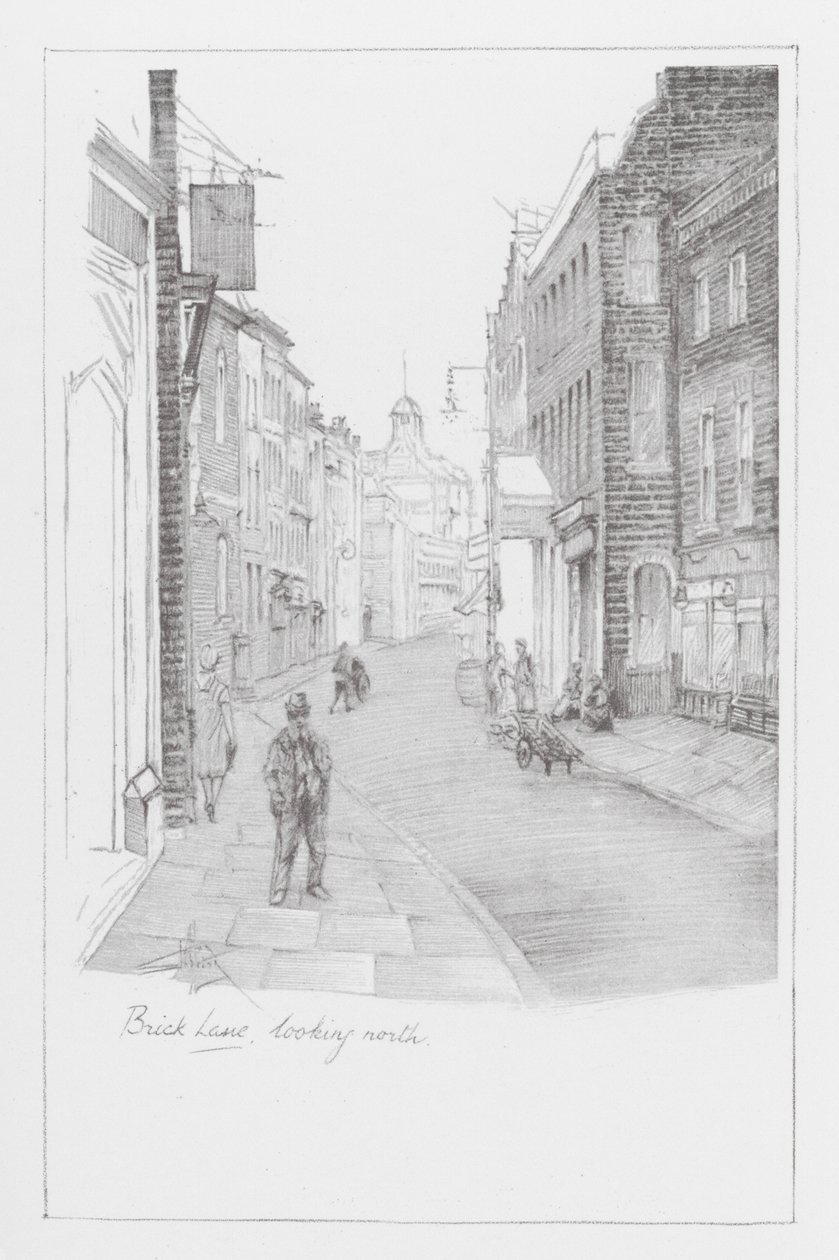 London Lanes: Brick Lane, looking North by Alan Stapleton