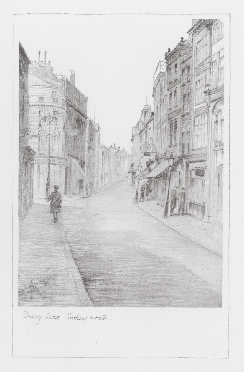 London Lanes: Drury Lane, looking North by Alan Stapleton