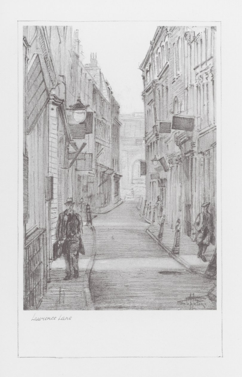 London Lanes: Lawrence Lane by Alan Stapleton