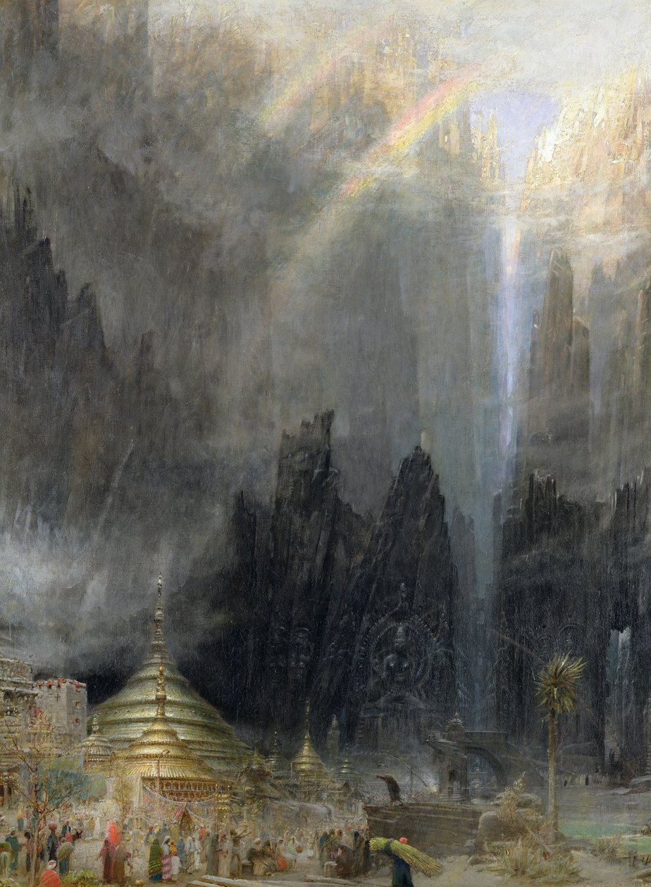 Under the Roof of the World, 1897 by Albert Goodwin