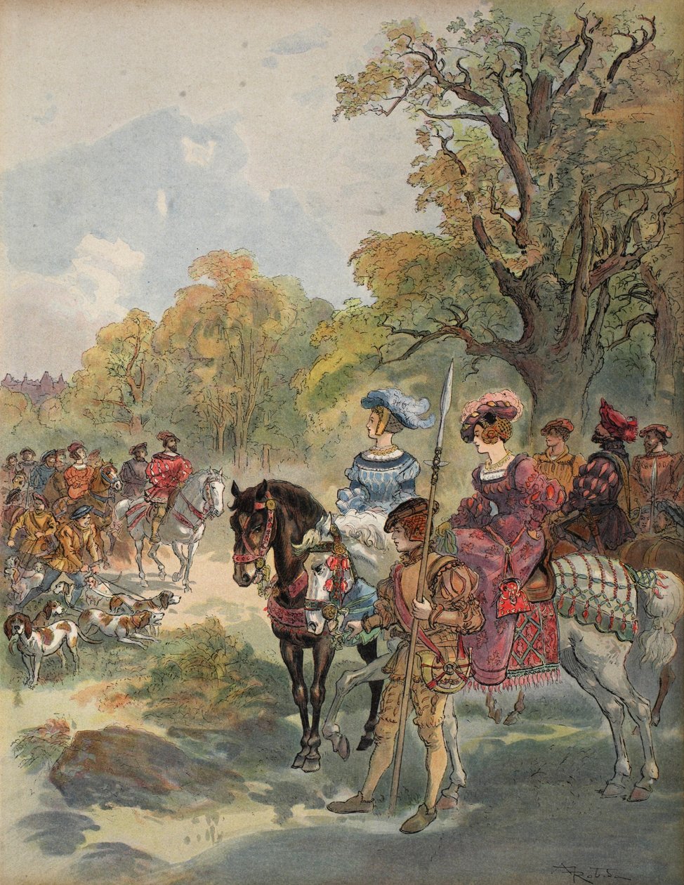 Royal Hunt, Illustration from 