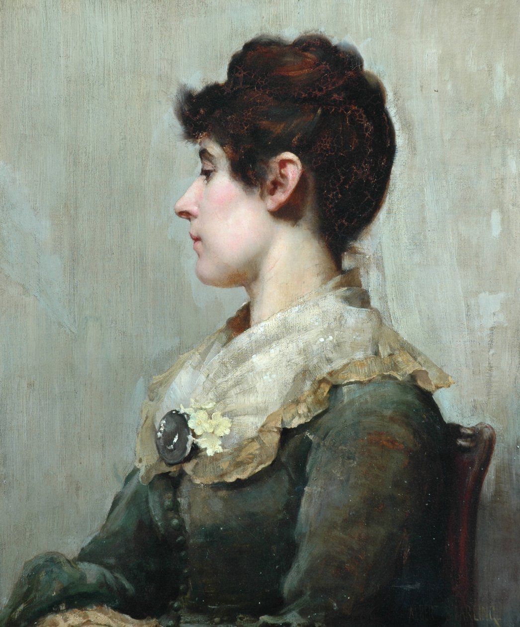Profile Portrait of a Woman by Albert Starling