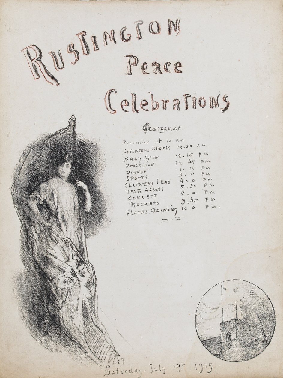 Peace Celebrations, Rustington, 1919 by Albert de Belleroche