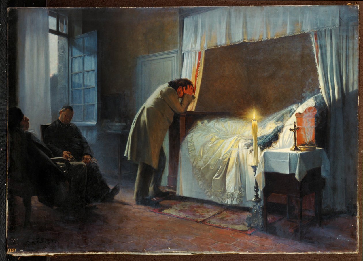 The Deathbed of Madame Bovary by Albert-Auguste Fourie