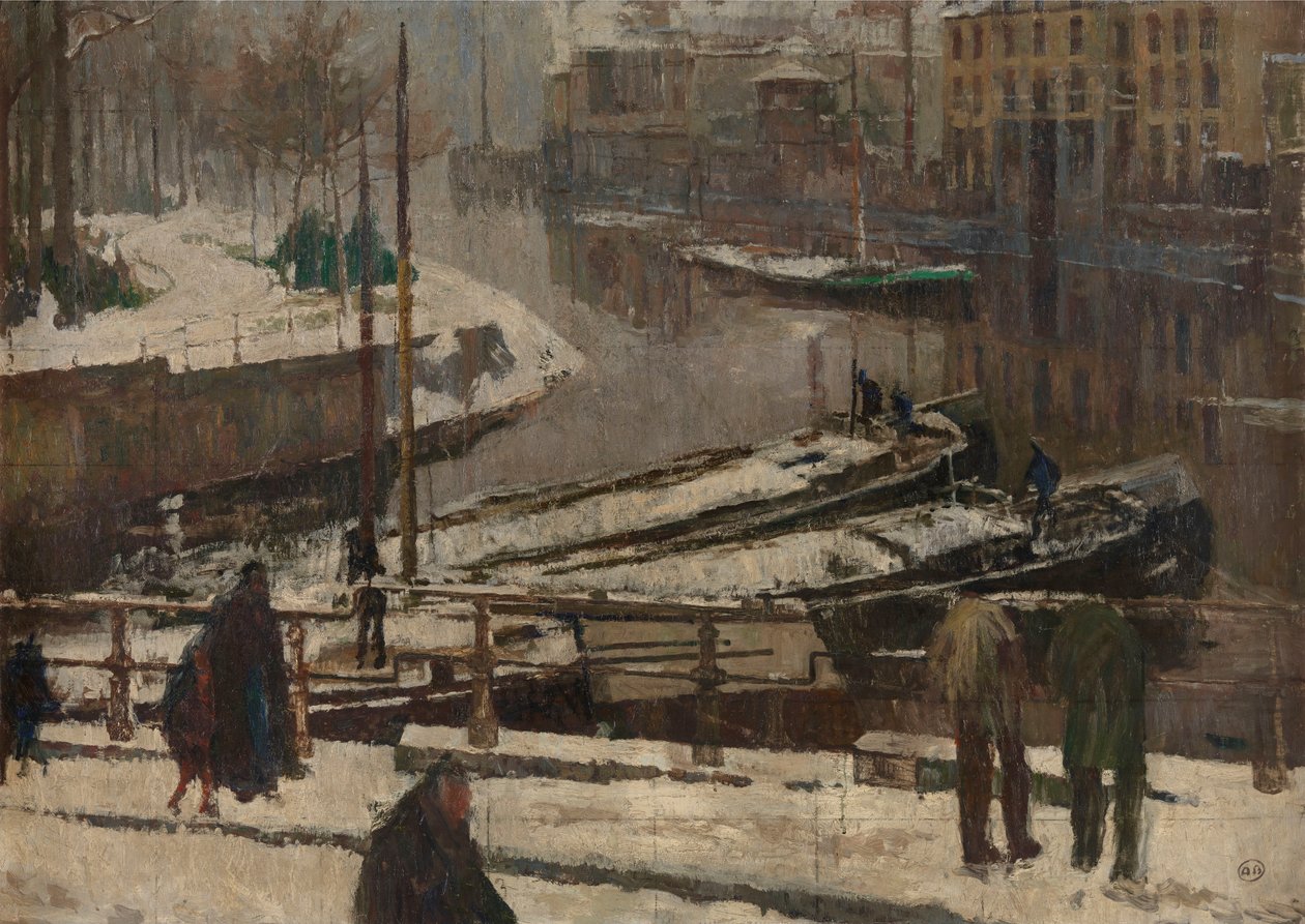 The Thaw in Ghent by Albert Baertsoen