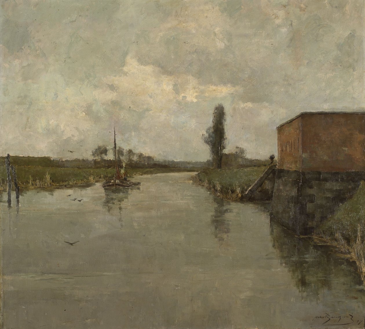 View of the Surroundings of Dendermonde by Albert Baertsoen