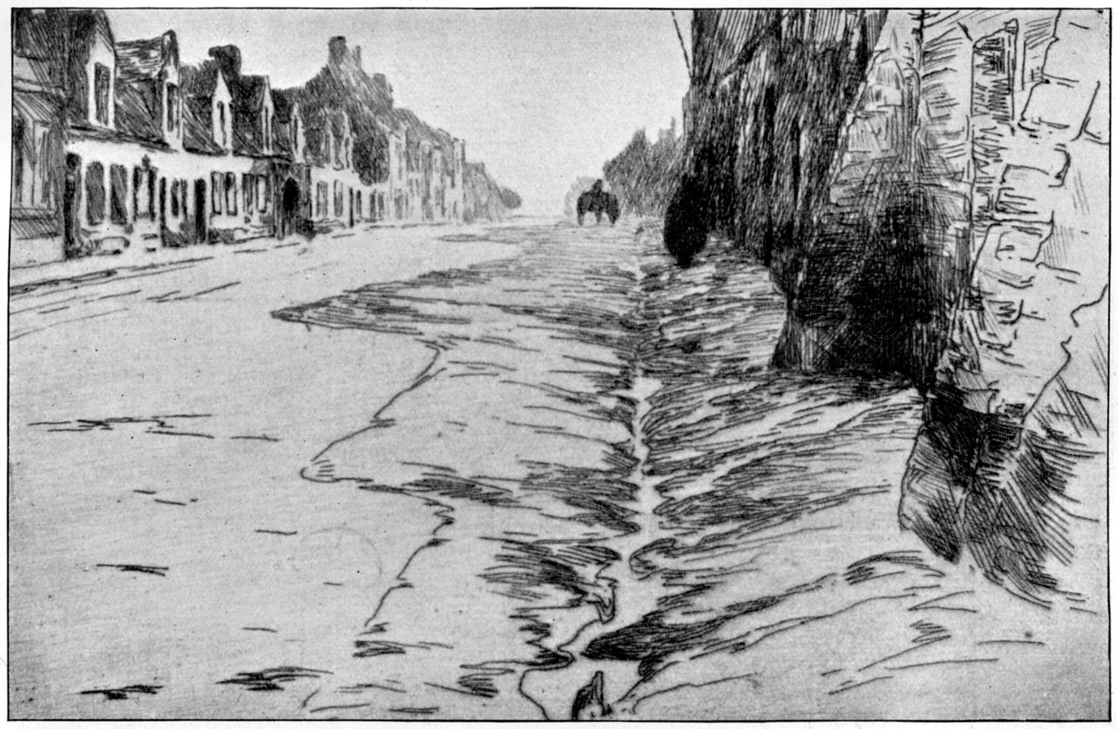 The Main Street, Flanders by Albert Baertsoen