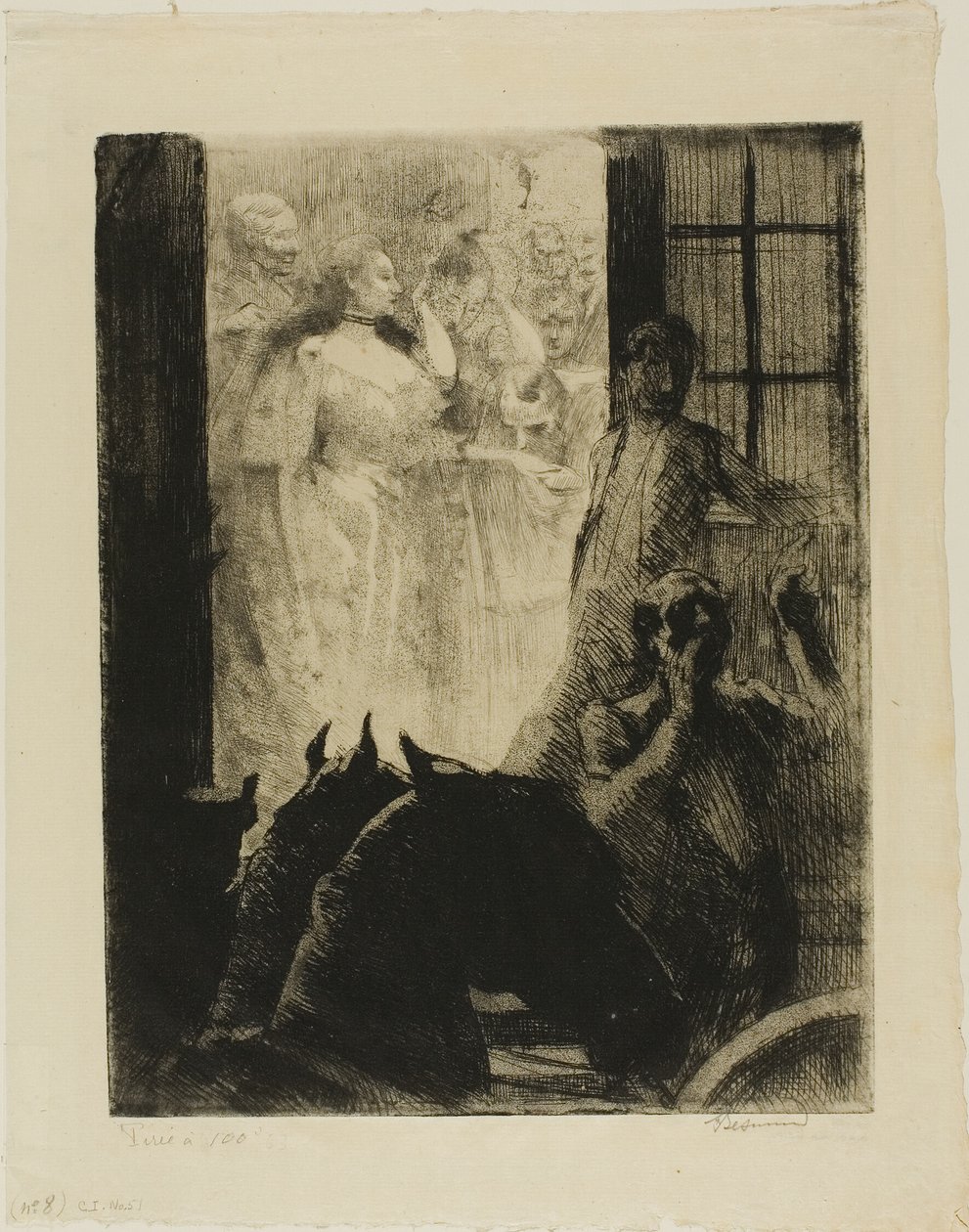 Social Success, plate seven from Woman by Albert Besnard