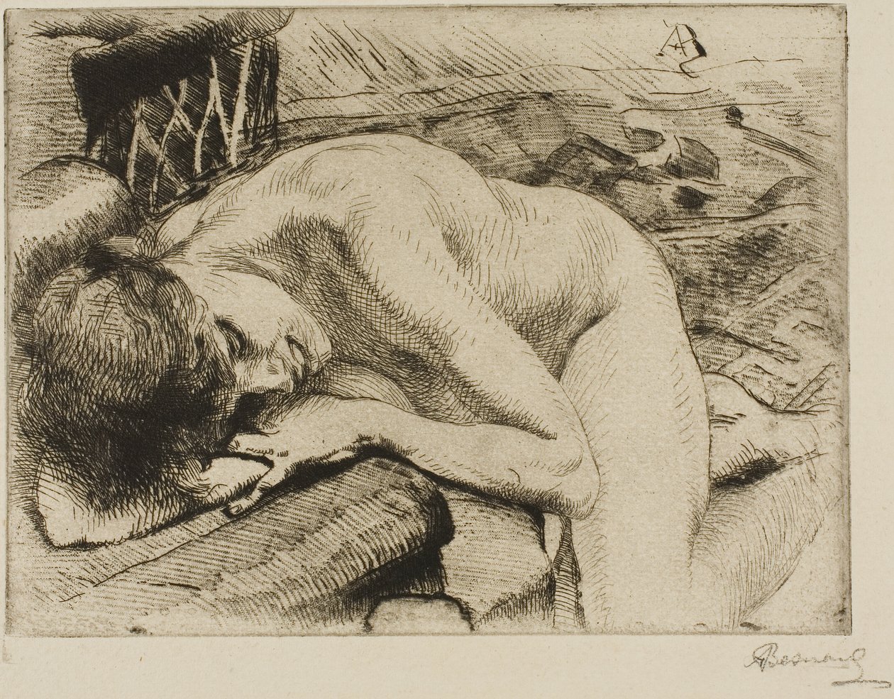 The Sleeping Model by Albert Besnard