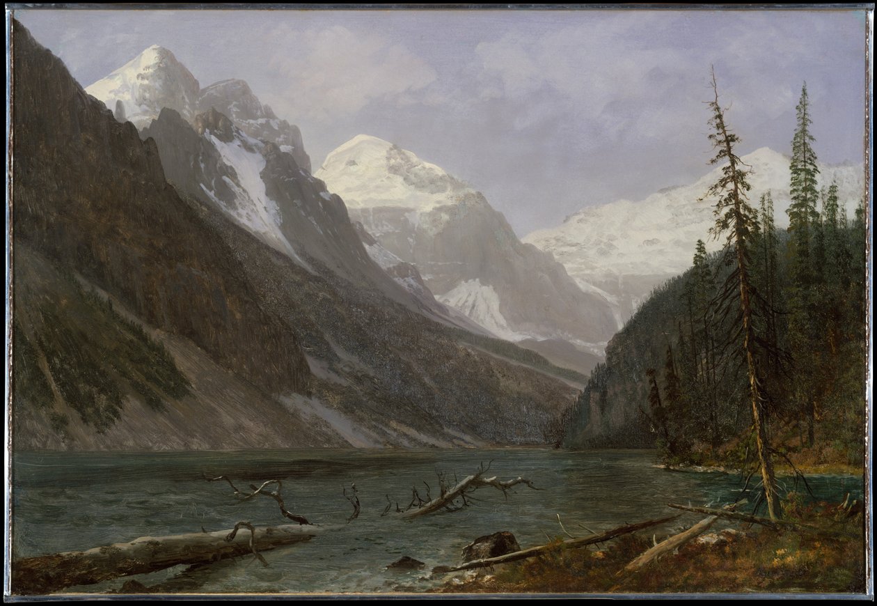 Canadian Rockies (Lake Louise) by Albert Bierstadt