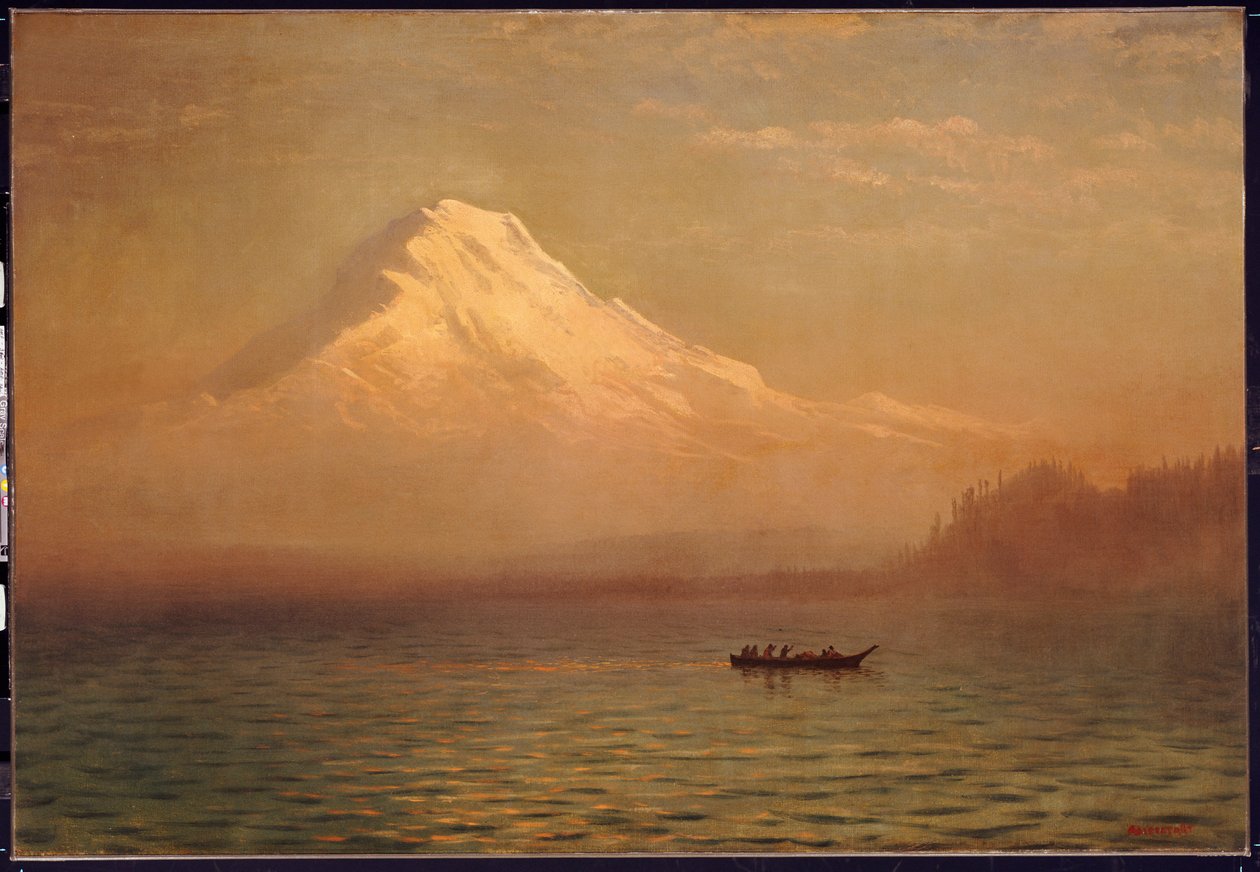 Sunrise on Mount Tacoma by Albert Bierstadt