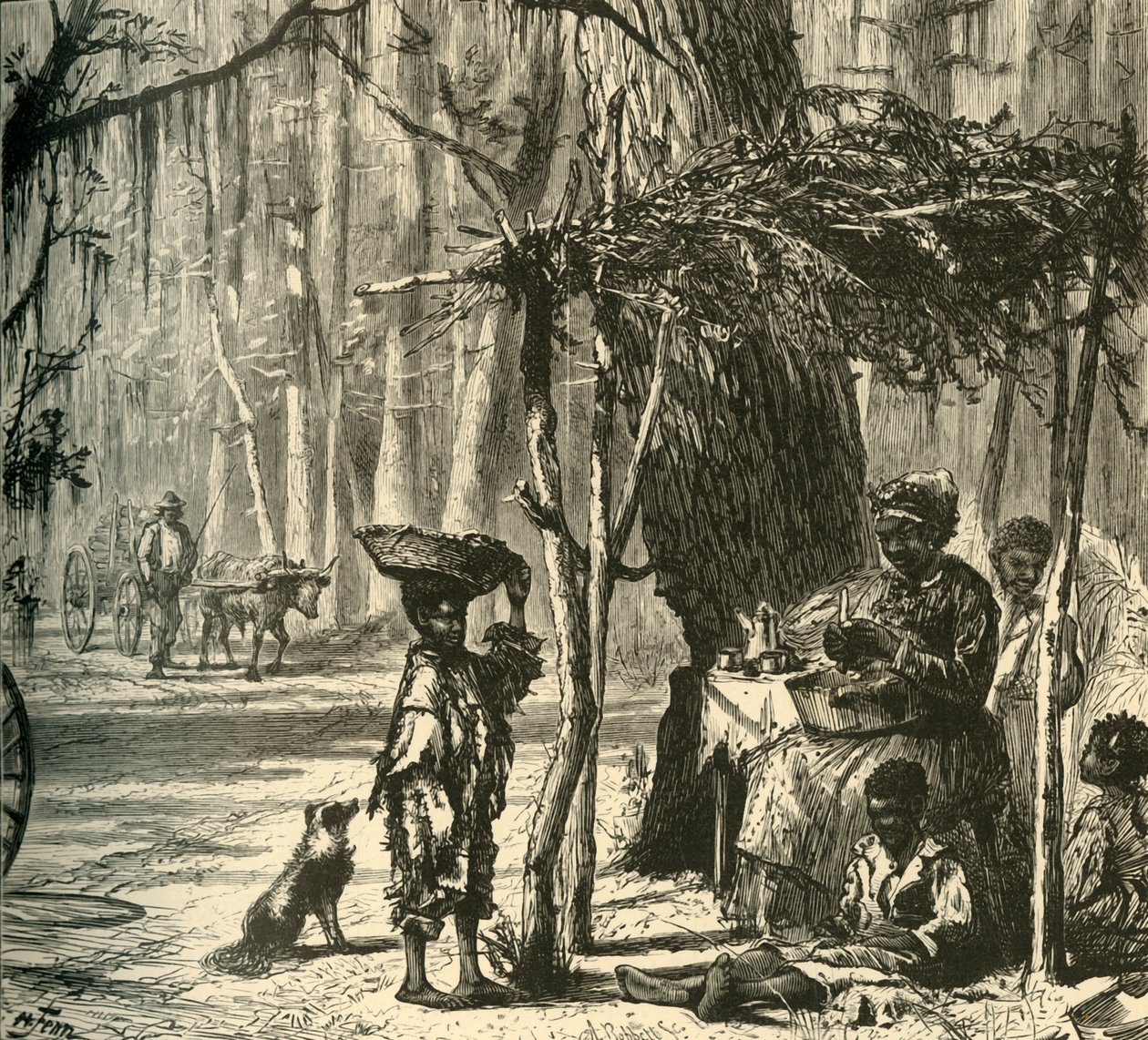 A Road-side Scene near Charleston by Albert Bobbett