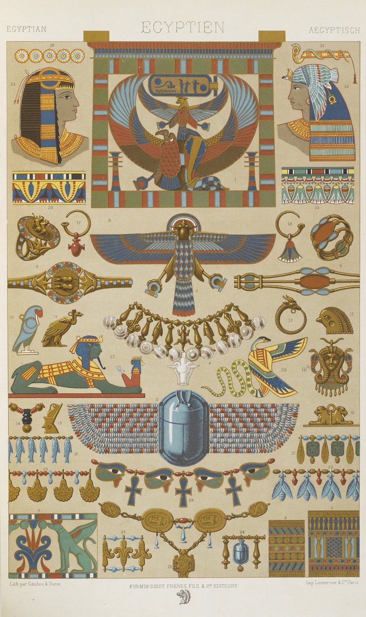 Egyptian, plate 4 from 