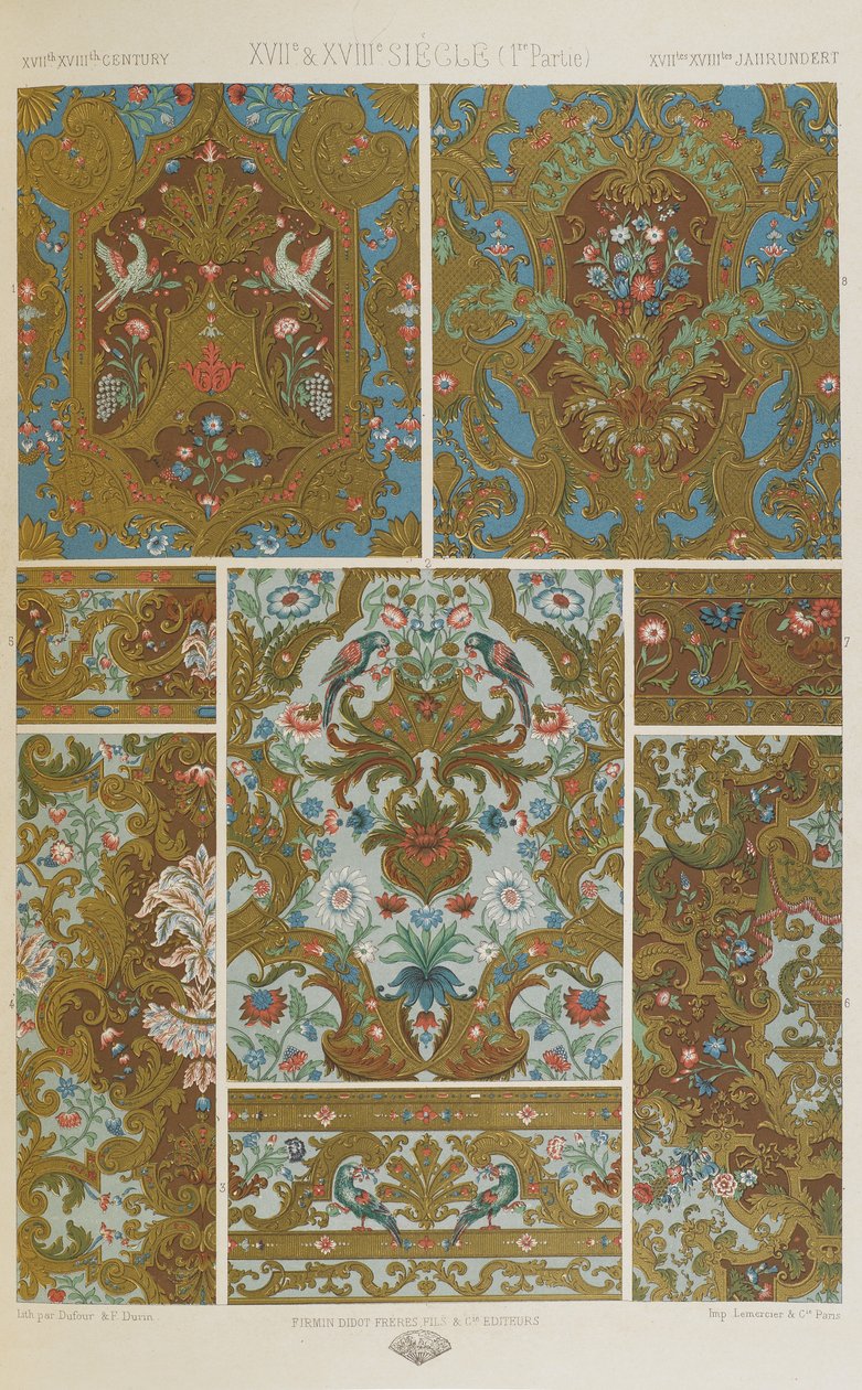 XVII and XVIII Centuries, plate 86 from 