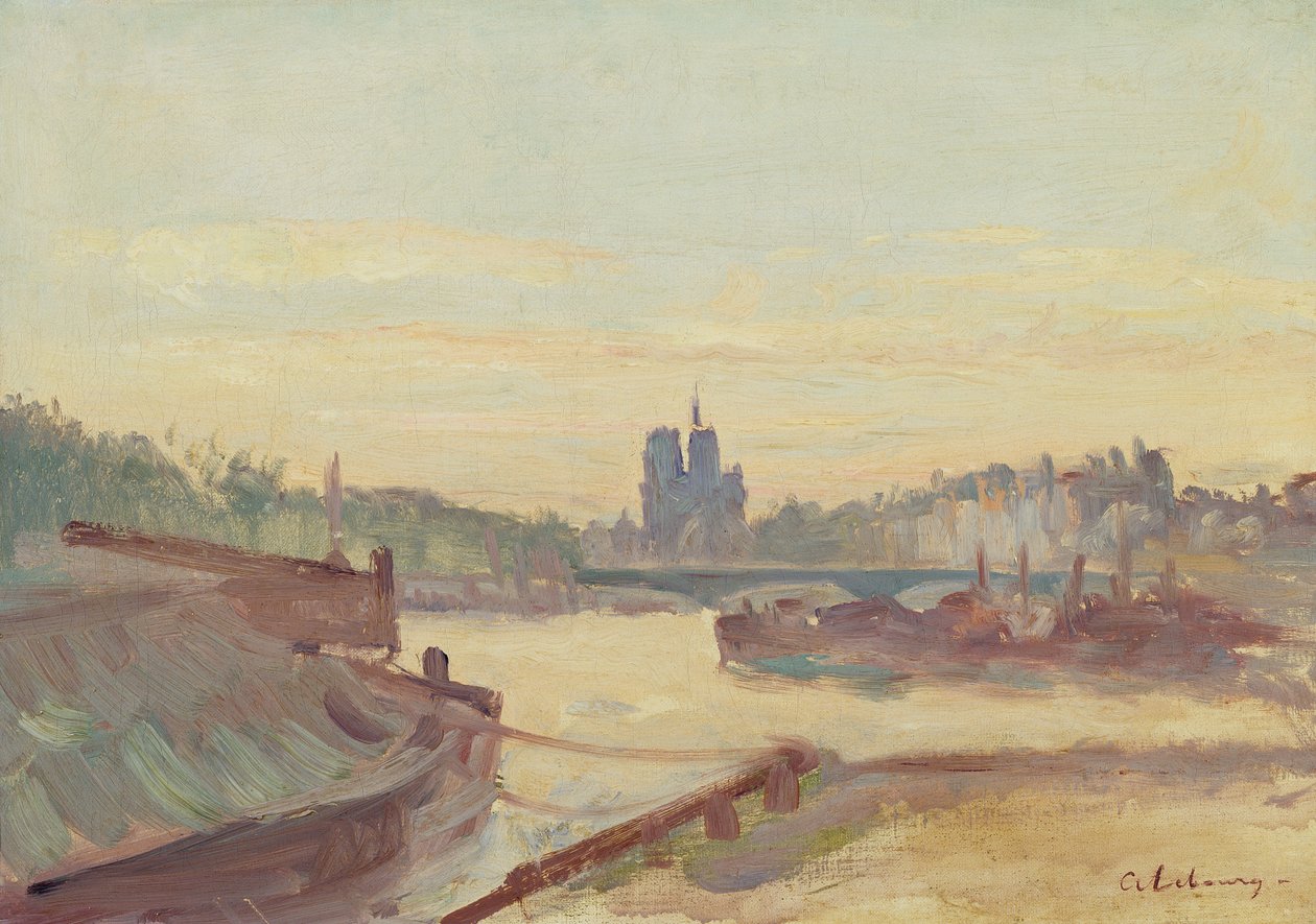 Notre Dame de Paris by Albert Charles Lebourg