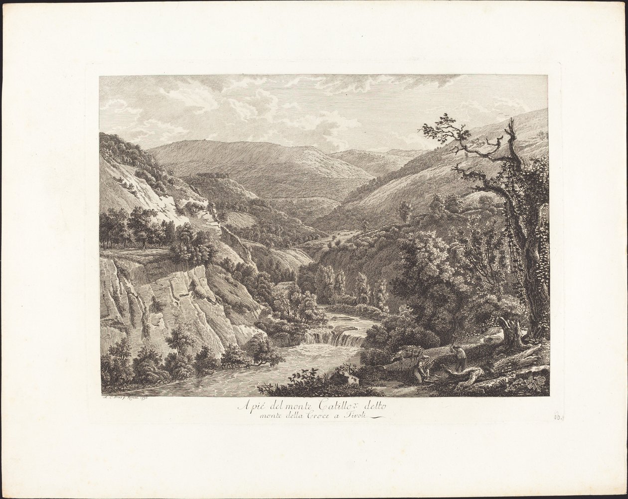 At the Foot of Mount Catillo, Called Mount of the Cross at Tivoli by Albert Christoph Dies