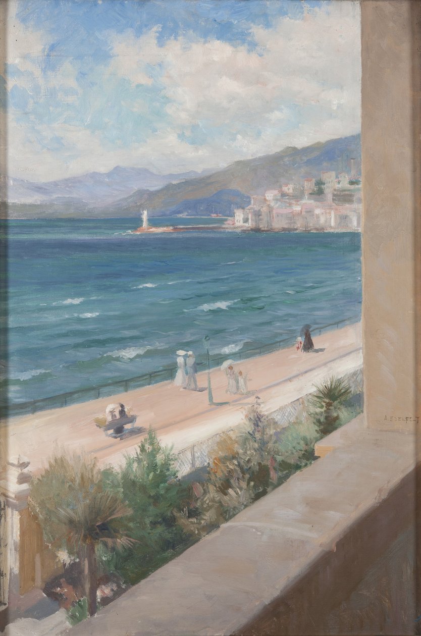From My Window in Cannes by Albert Edelfelt
