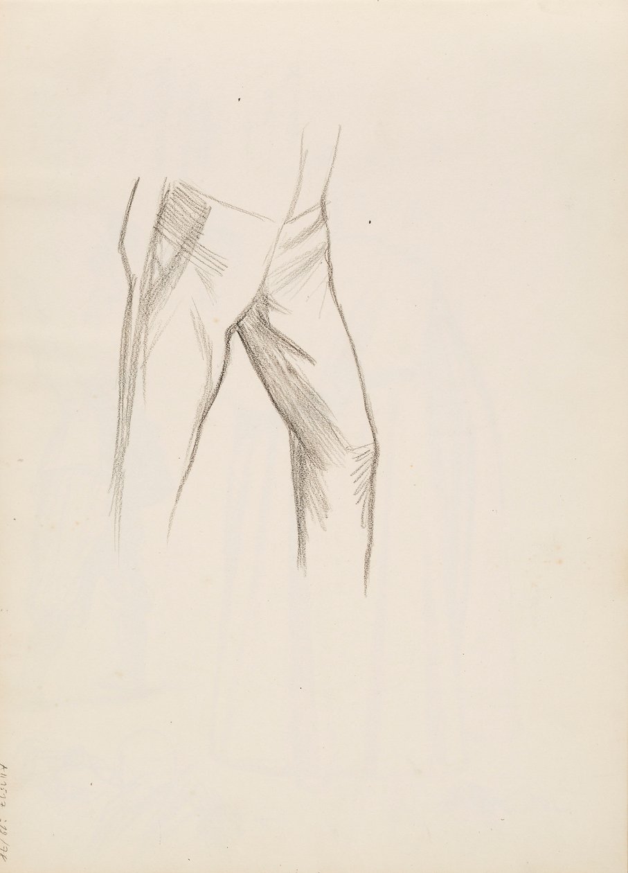 Lower Body of a Man by Albert Edelfelt