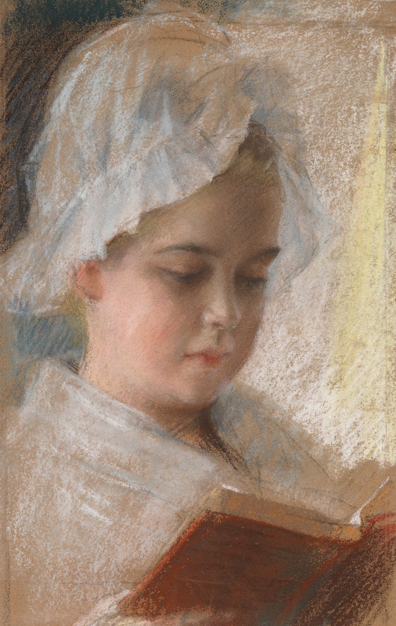 Portrait of Berta Edelfelt, Study by Albert Edelfelt