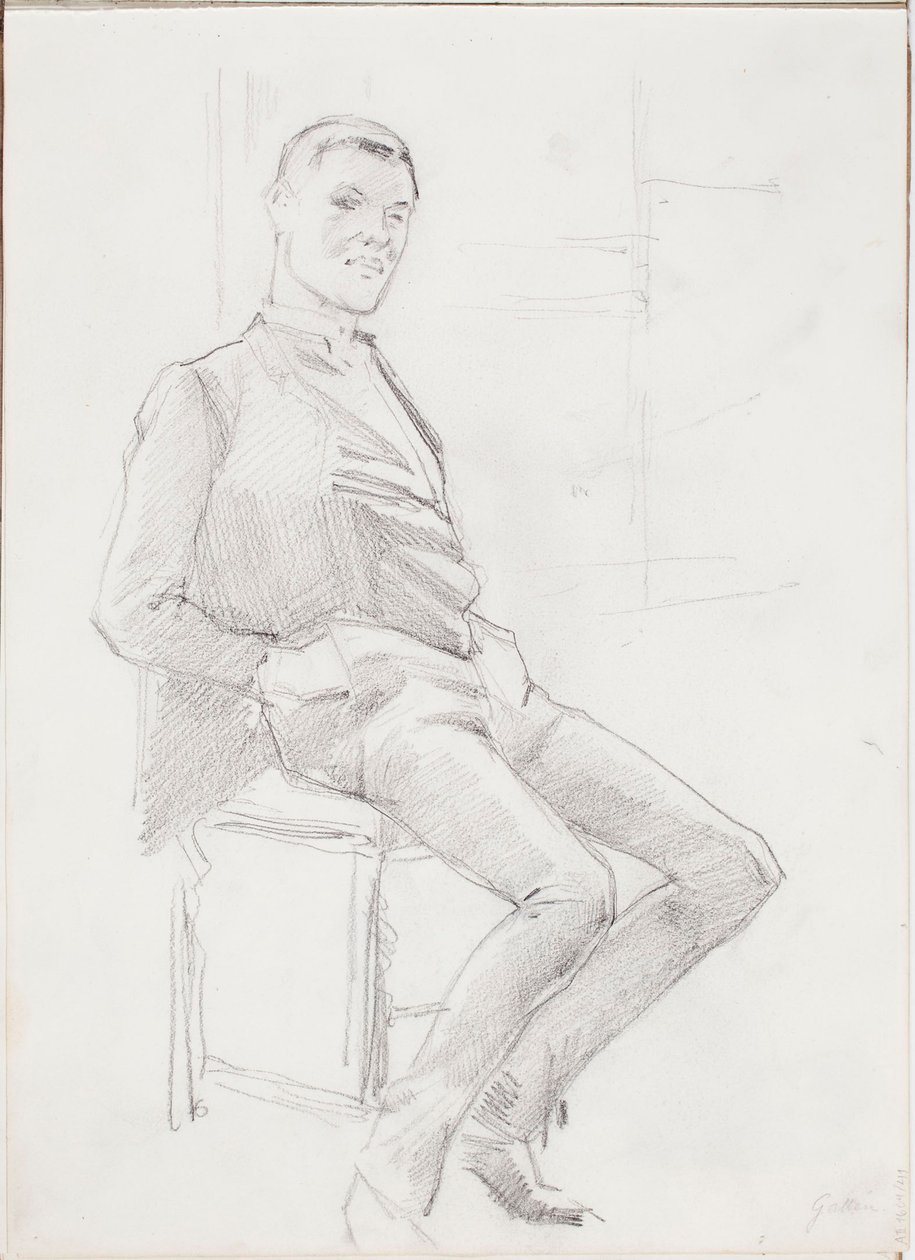 Portrait of a Man by Albert Edelfelt