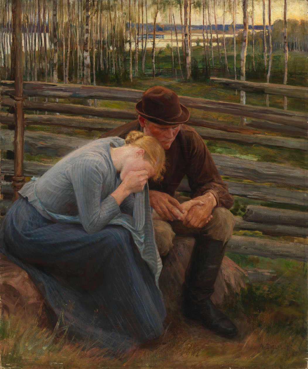Sorrow, Variation of the Illustration for the Poem 