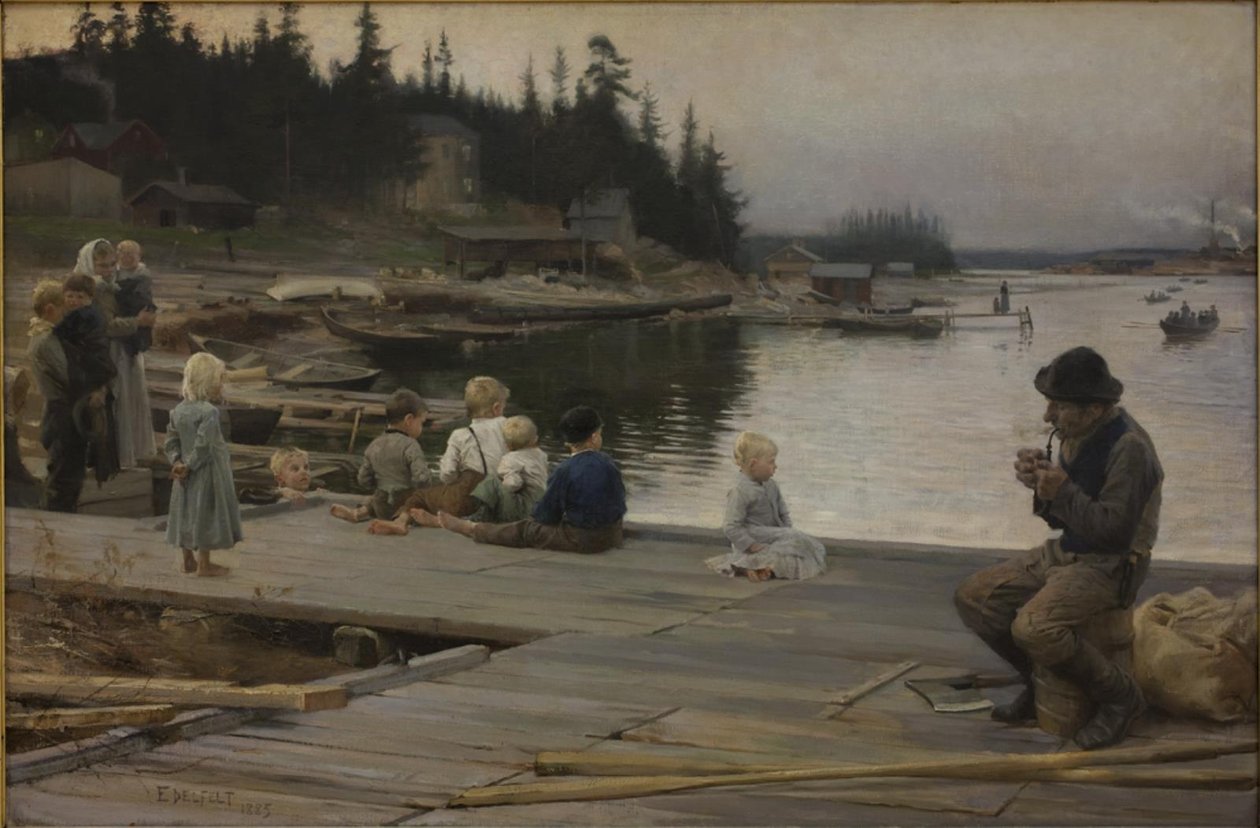 Summer Evening at Hammar