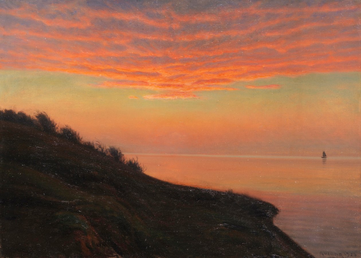 Evening Mood on the Danish Coast, 1920 by Albert Edvard Wang