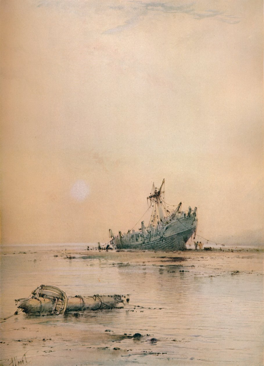 Low tide at Leigh, c1899 by Albert Ernest Markes