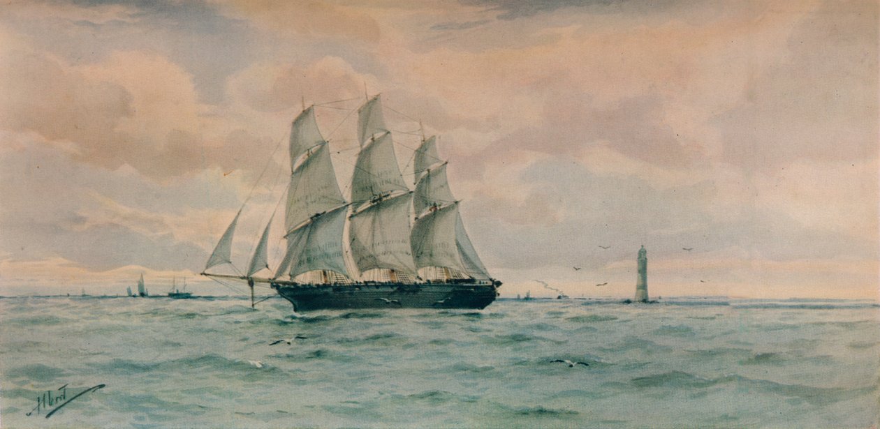 Seascape, c. 1895 by Albert Ernest Markes