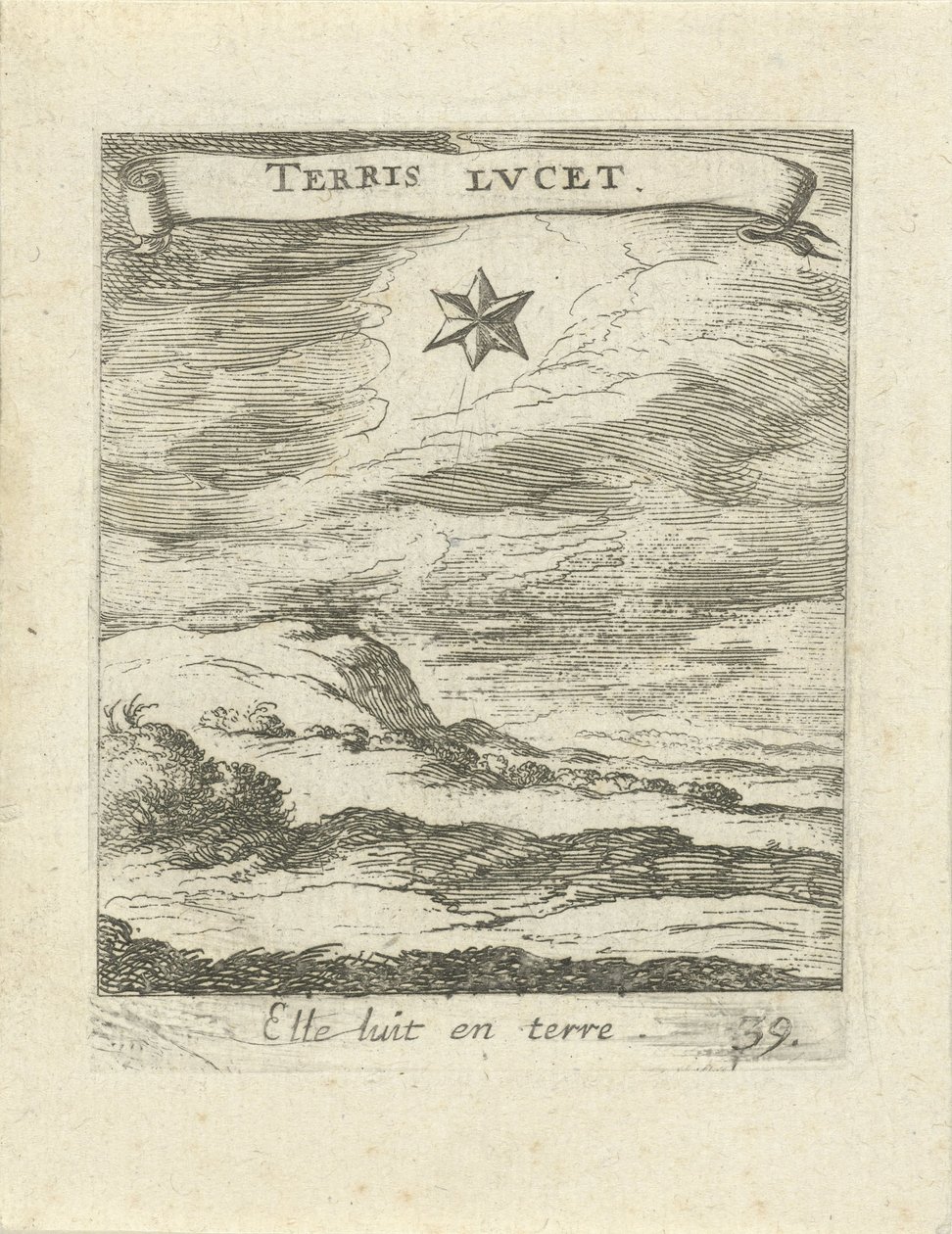 Landscape with Star by Albert Flamen