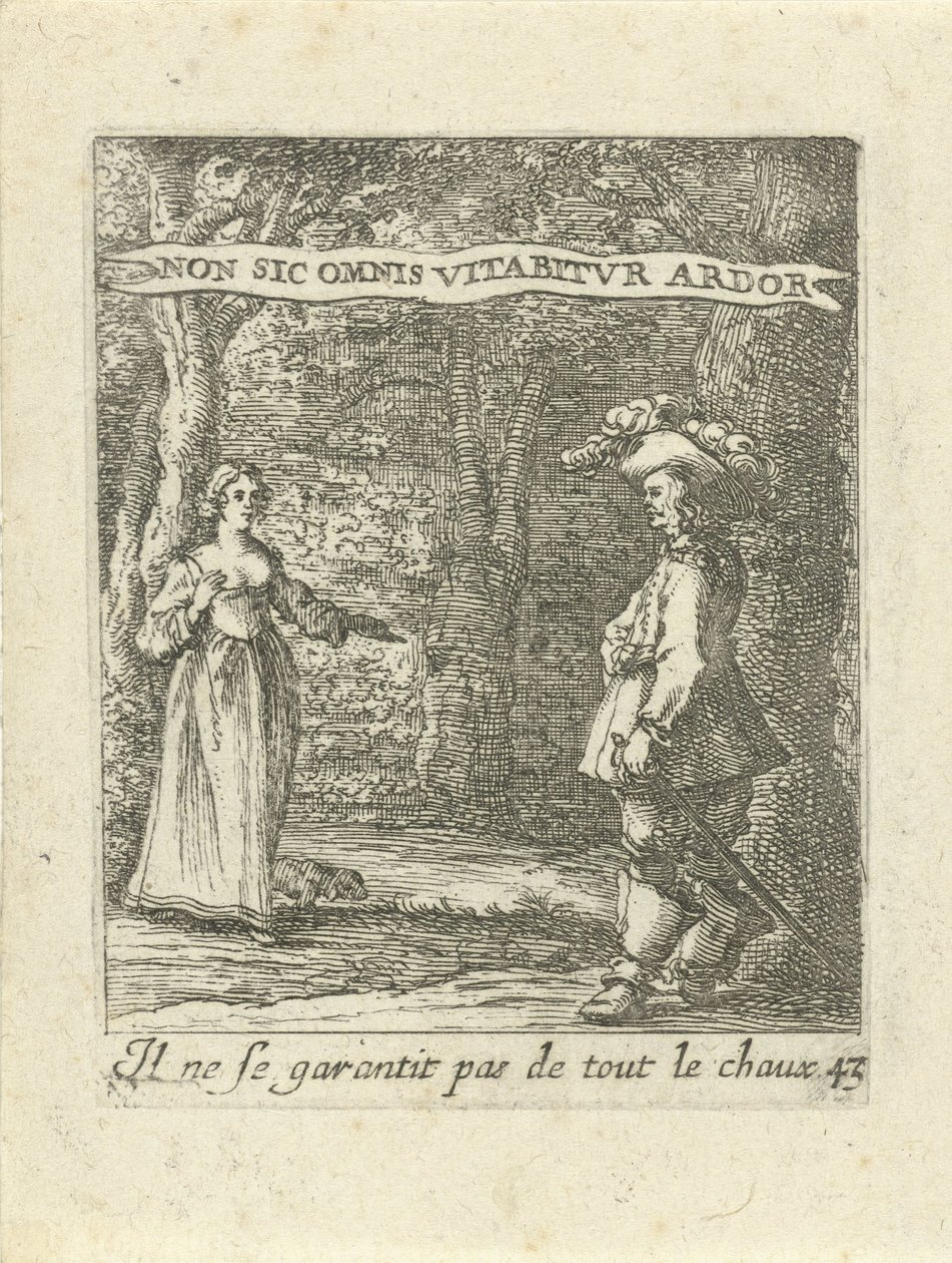 Man and Woman in Forest by Albert Flamen