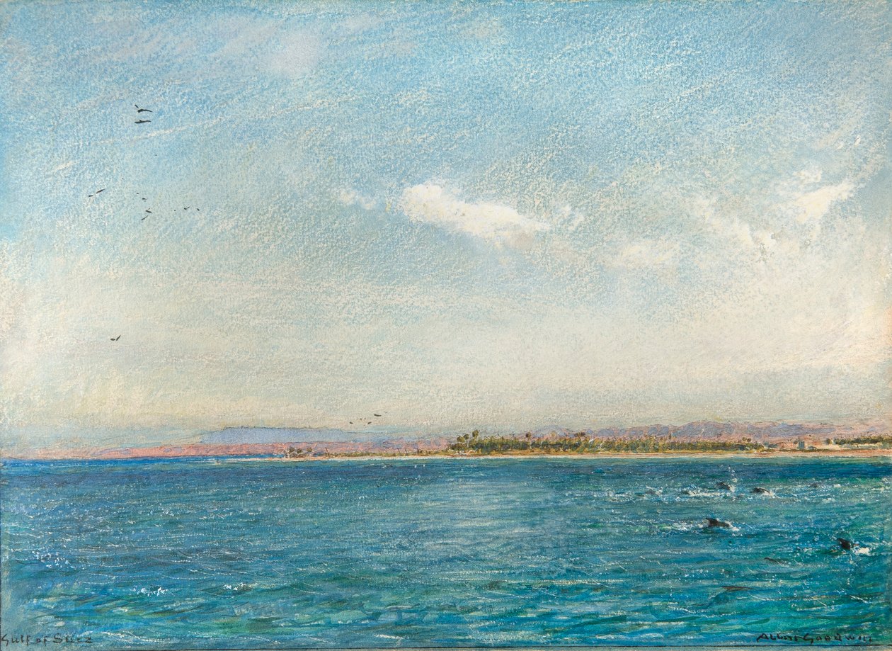 Gulf of Suez by Albert Goodwin