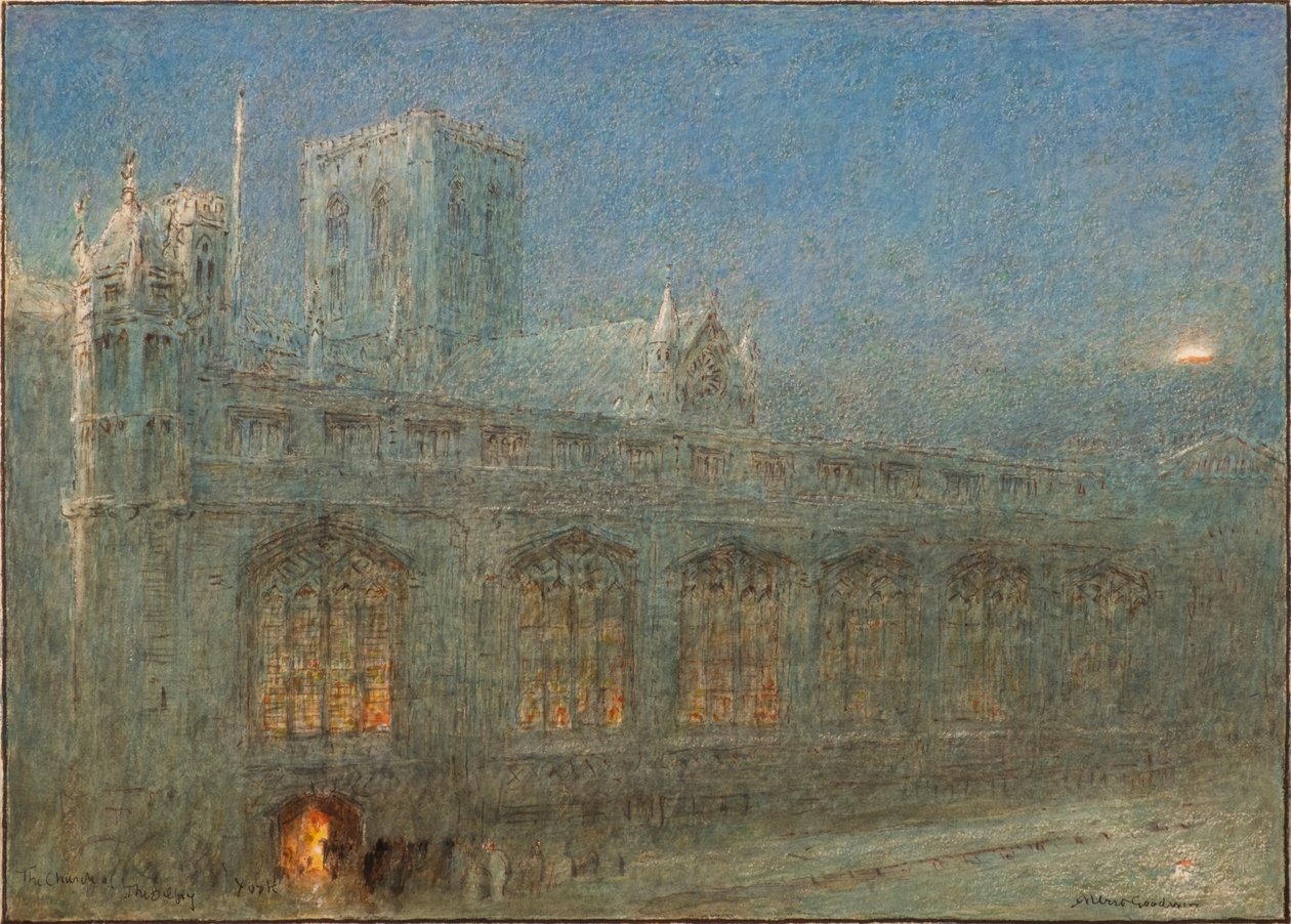 The Church of the Belfry, York by Albert Goodwin