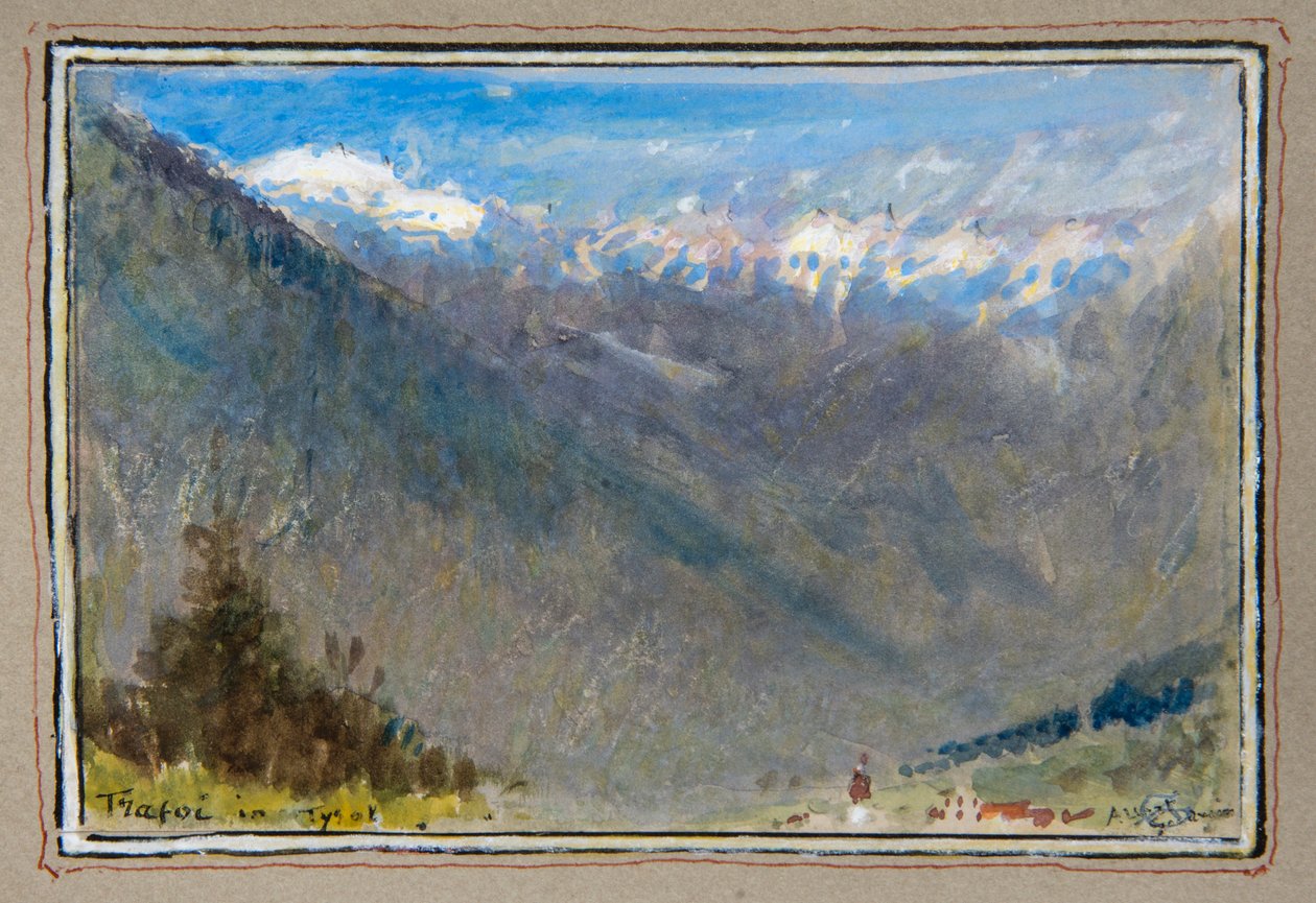 Trafoi in Tyrol by Albert Goodwin