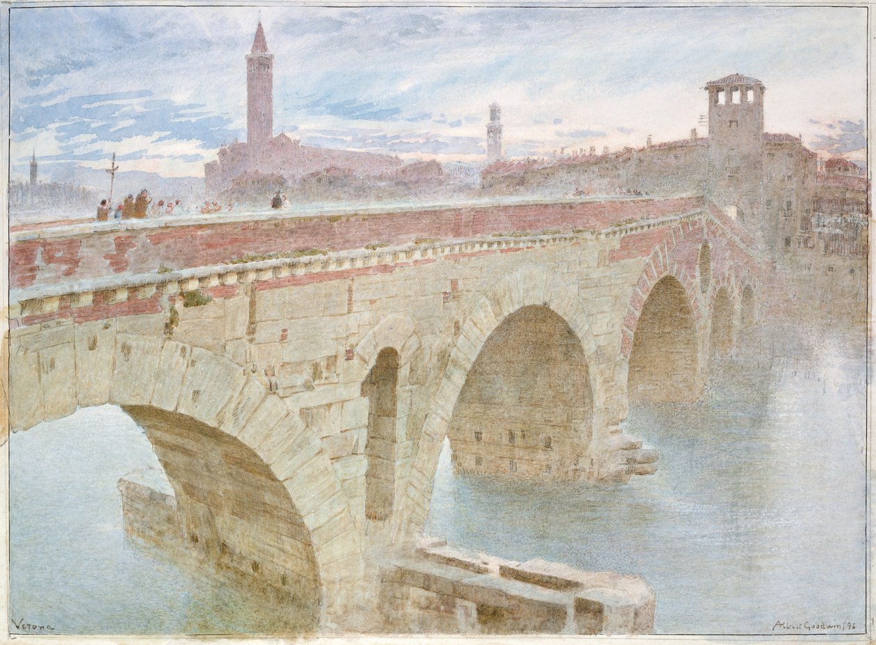 Verona by Albert Goodwin