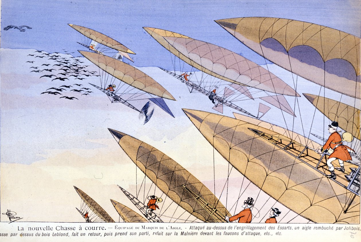 Caricature by Albert Guillaume (1873-1942) in 