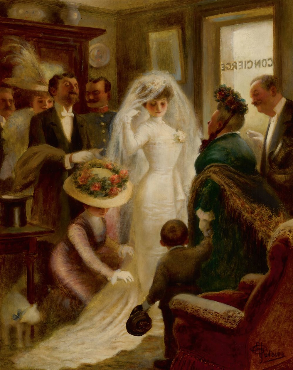 Wedding Day by Albert Guillaume
