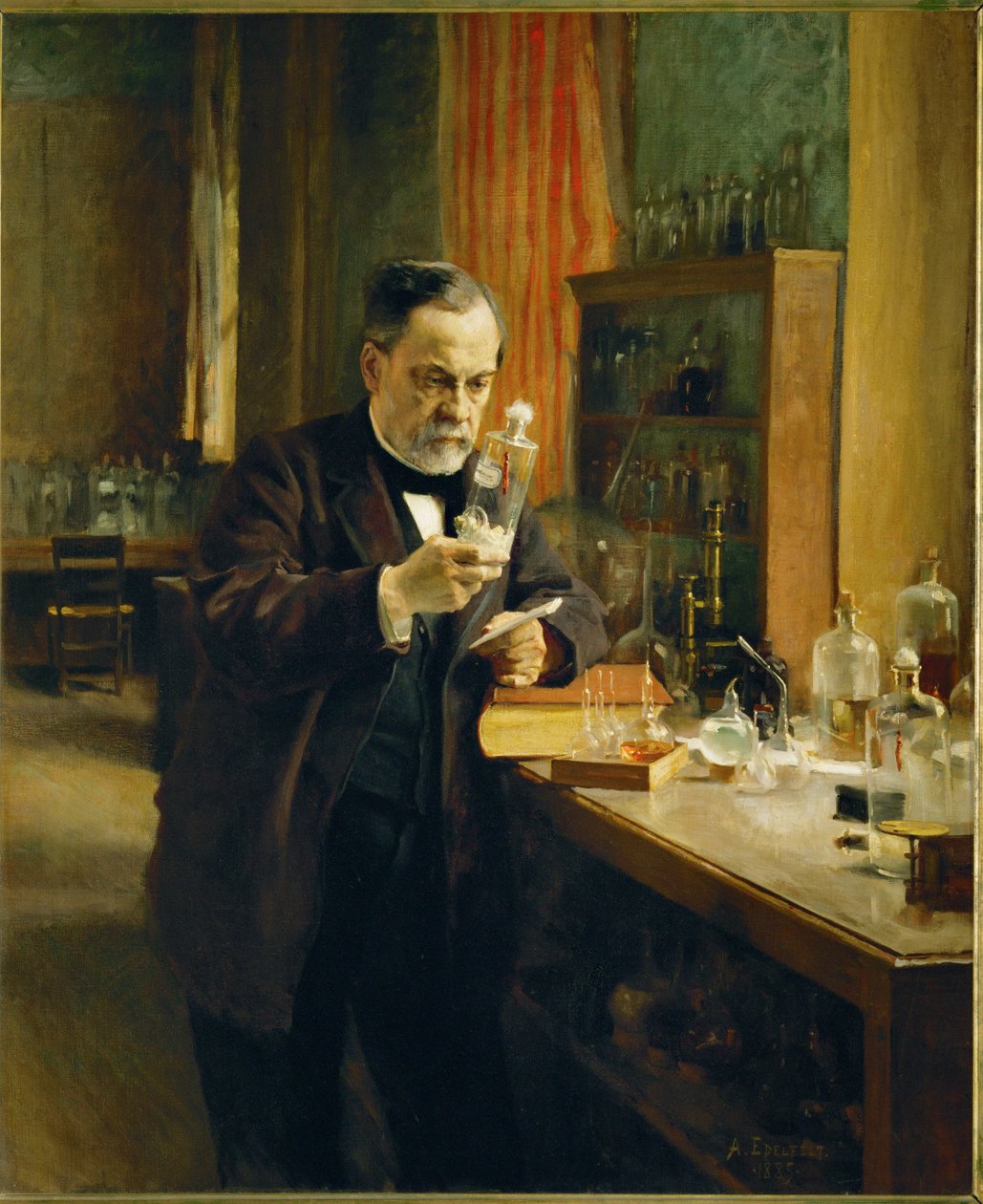 Louis Pasteur in His Laboratory by Albert Gustaf Aristides Edelfelt
