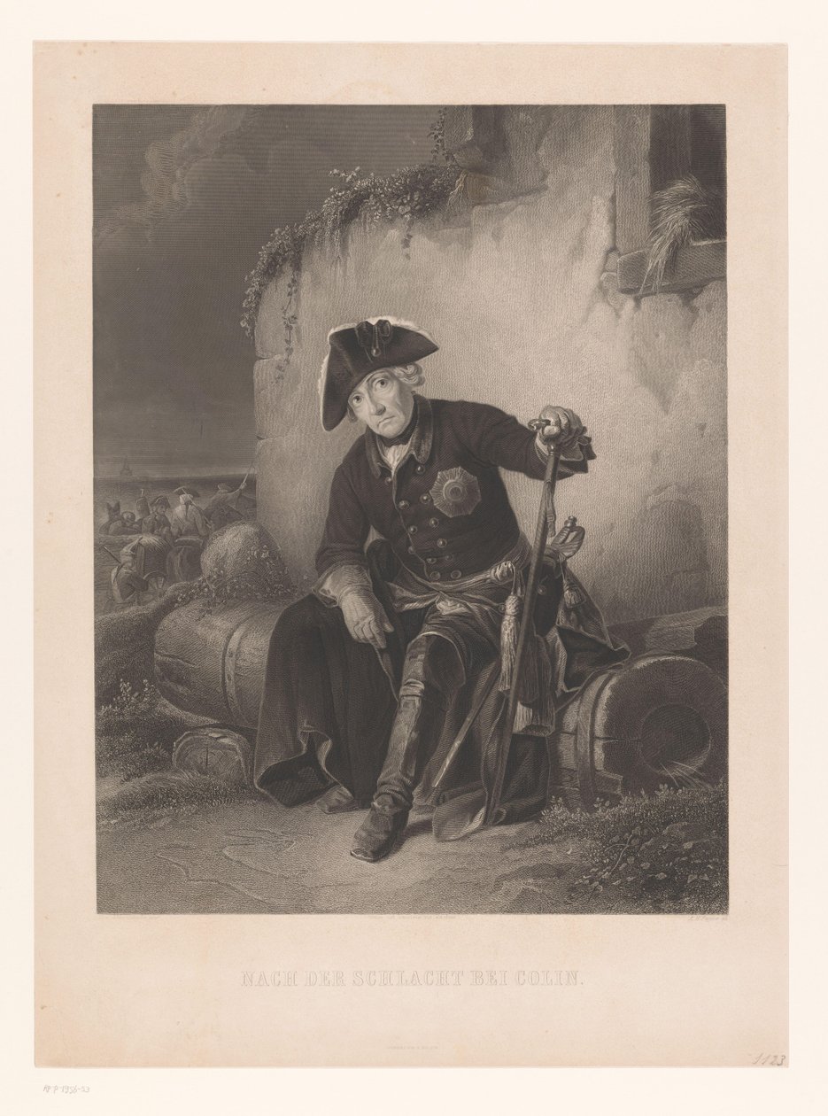 Frederick the Great after the Battle of Kolin by Albert Henry Payne
