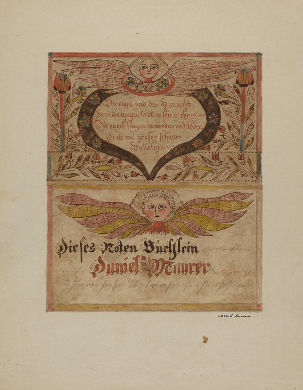 Manuscript and Miniature by Albert J. Levone