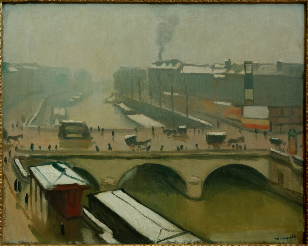 View of the Pont St. Michel in Paris by Albert Marquet