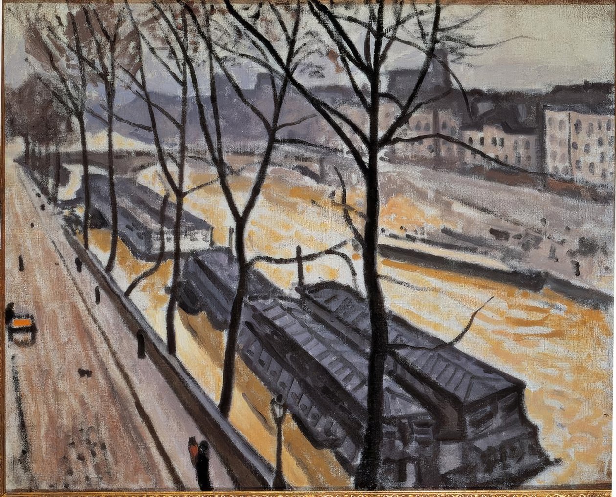 Paris in Winter (Quai de Bourbon) by Albert Marquet
