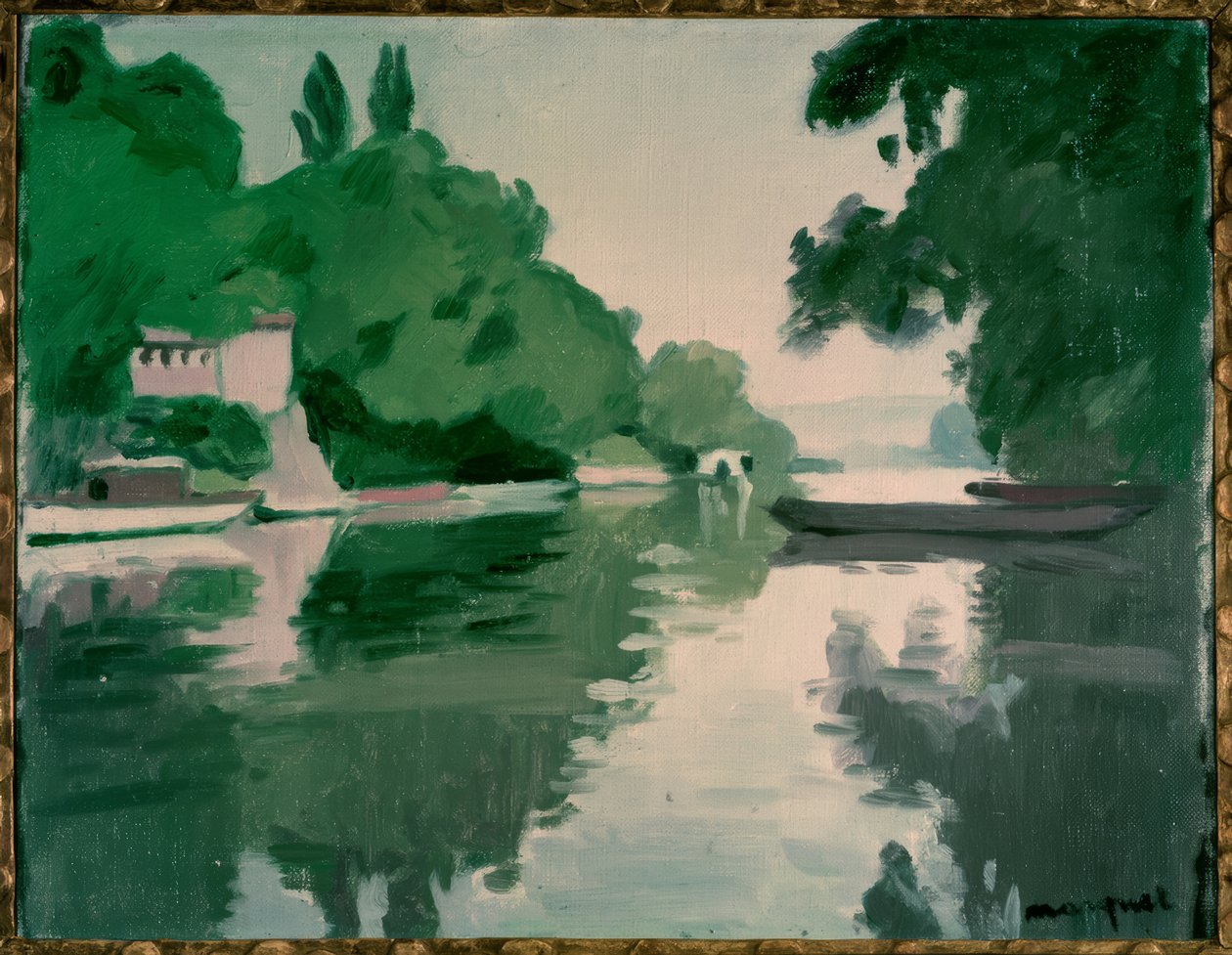 Landscape at Chenevières by Albert Marquet