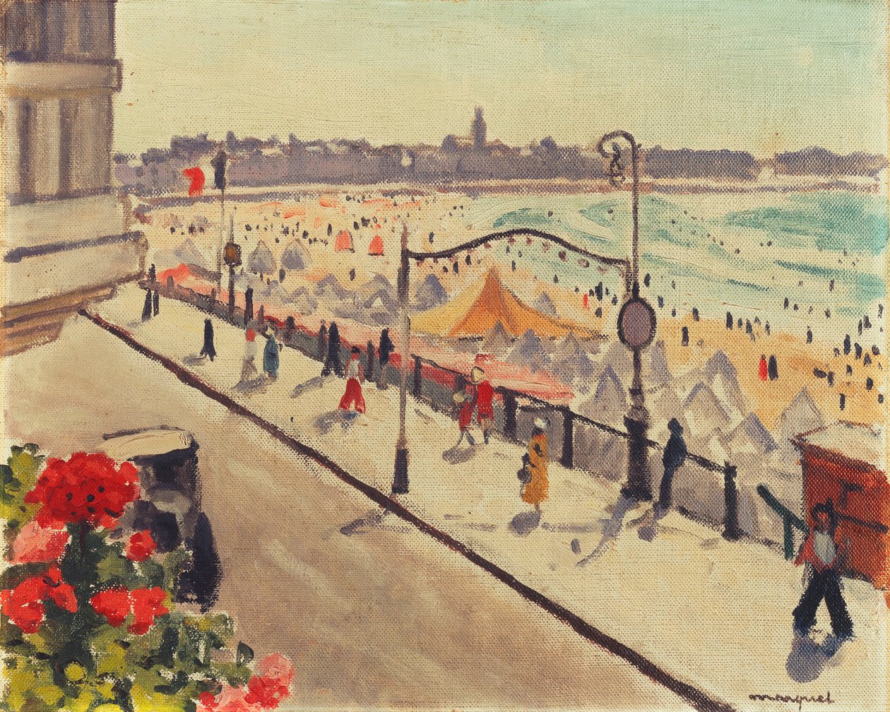 Seafront, The Sands of Olonne by Albert Marquet