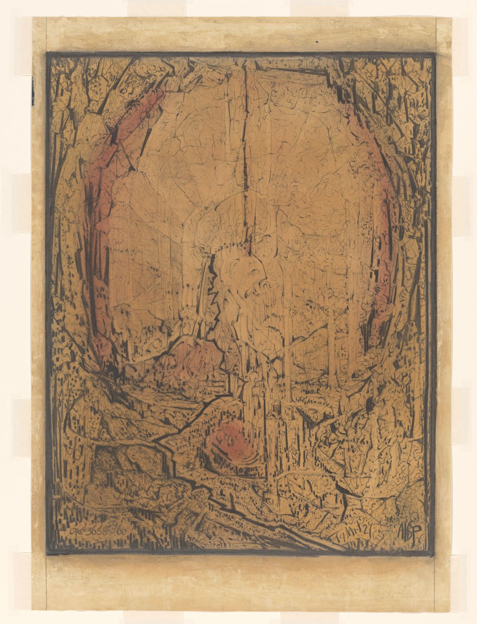 Opus 3658,59,60 by Albert Plasschaert (signed by artist)