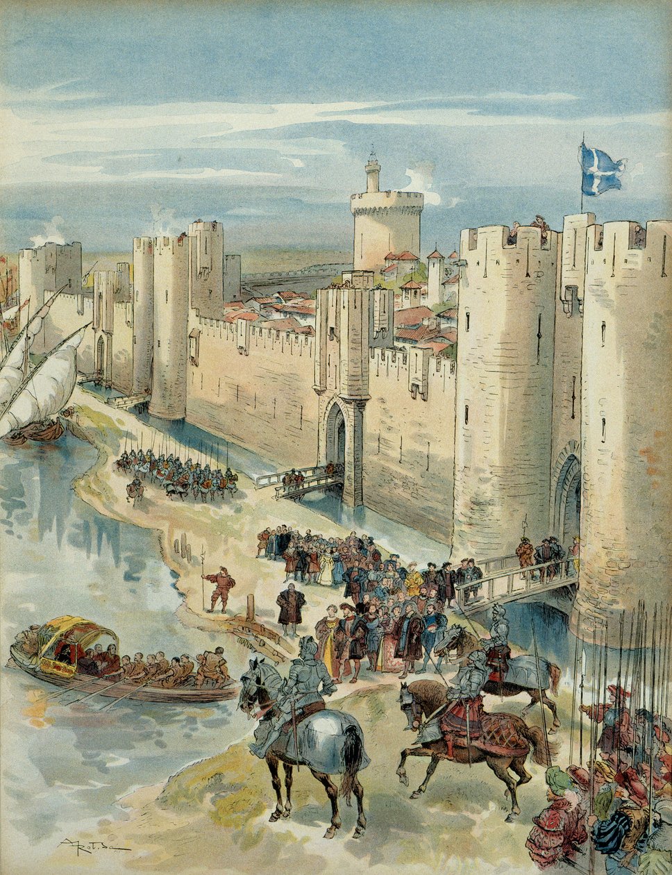 Eighth Italian War: Interview of Aigues Mortes by Albert Robida