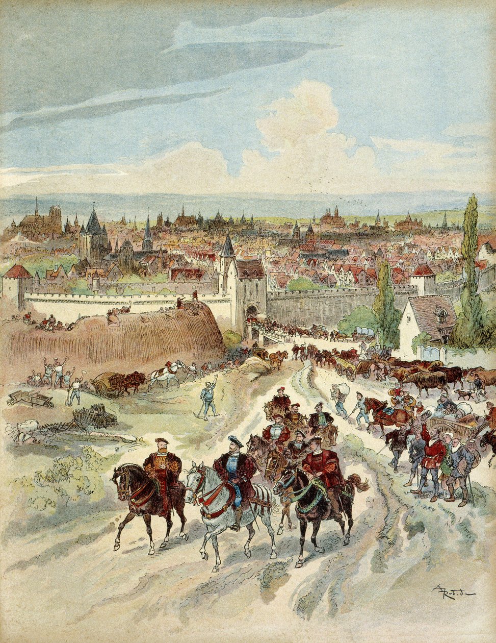 Francois I by Albert Robida