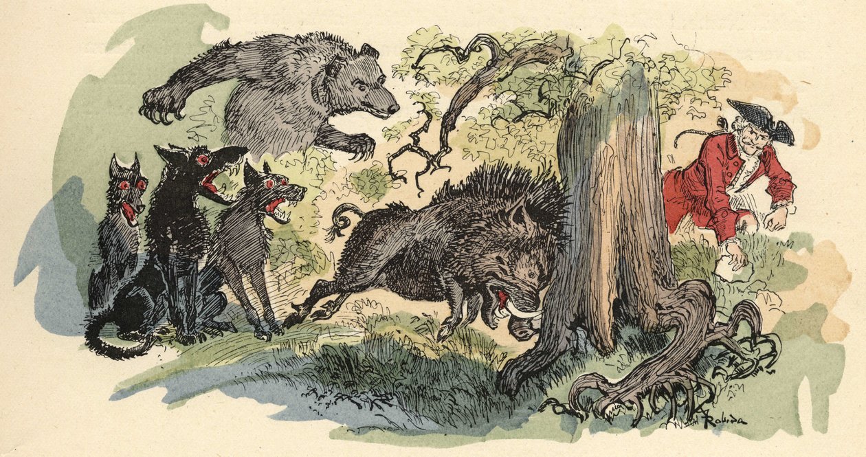 Illustration by Albert Robida in 